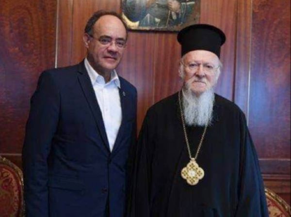  Επίσκεψη Α. Μιχαηλίδη με αποστολή της ΔΣΟ στη Χάλκη και συνάντηση με τον Οικουμενικό Πατριάρχη