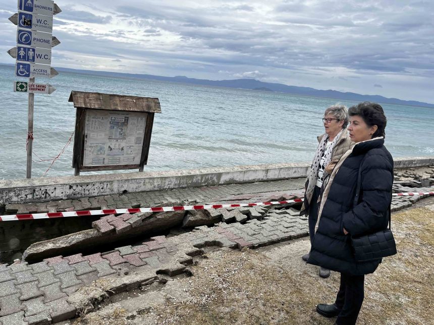 Κ. Μάλαμα: Απαιτείται άμεσος συντονισμός για την αποκατάσταση των καταστροφών της θεομηνίας στη Κασσάνδρα