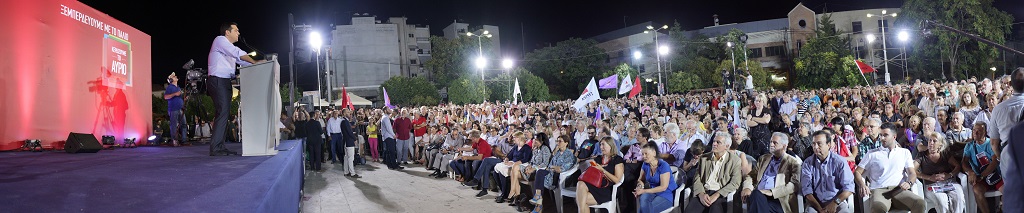 Αλέξης Τσίπρας στο Κερατσίνι: Το ρεύμα νίκης μετατρέπεται σε ρεύμα εκλογικού θριάμβου (vid & photos) 