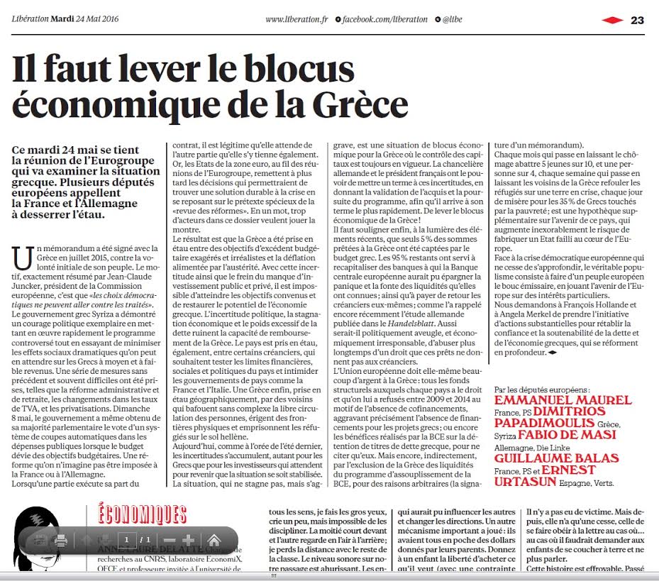 Ευρωβουλευτές σε Μέρκελ και Ολάντ: Να αποκατασταθεί η βιωσιμότητα του Ελληνικού δημόσιου χρέους και η εμπιστοσύνη στην Ελληνική Οικονομία