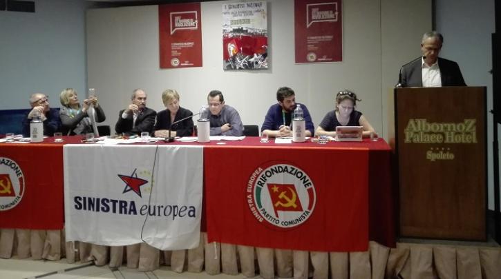 Π. Ρήγας στο συνέδριο της Κομμουνιστικής Επανίδρυσης: Το ζήτημα των συλλογικών διαπραγματεύσεων αφορά ολόκληρη την Ευρώπη