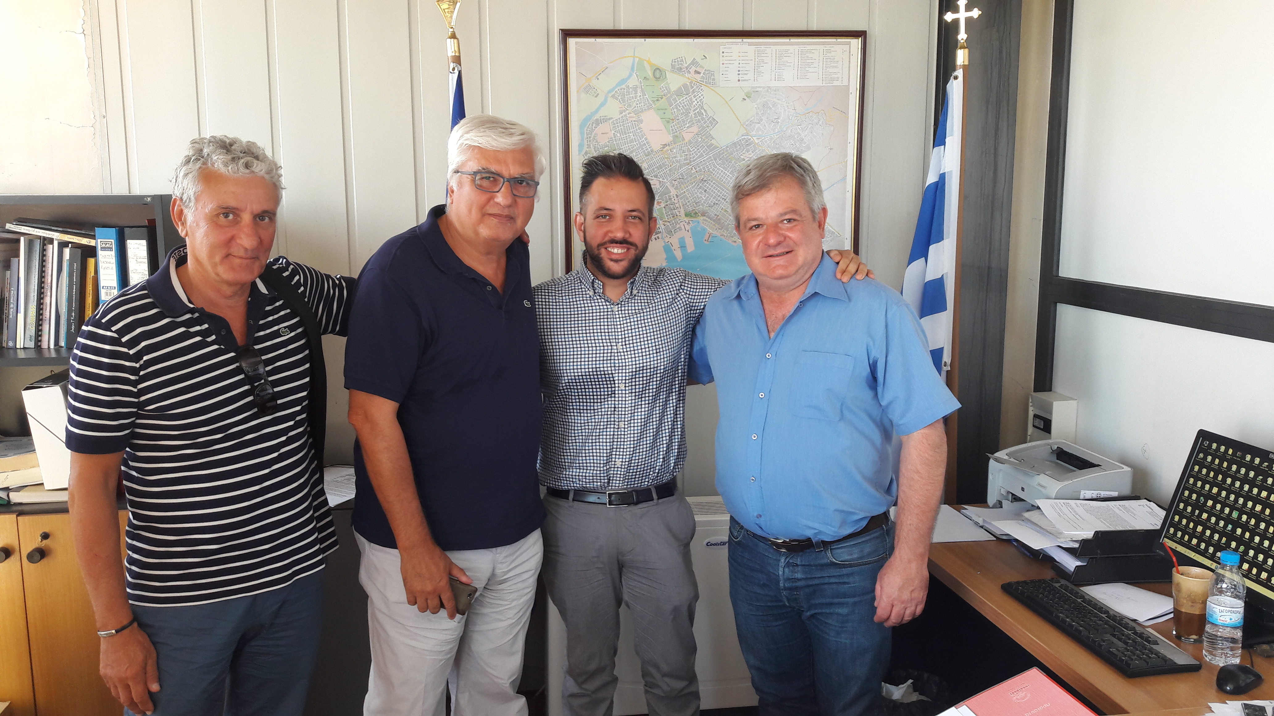 Επίσκεψη της αντιπροσωπείας του ΣΥΡΙΖΑ Μαγνησίας και του βουλευτή Α. Μεϊκόπουλου στην Διεύθυνση Δευτεροβάθμιας Εκπαίδευσης