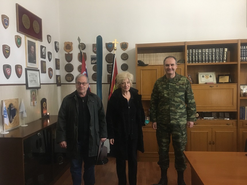 Επίσκεψη Σ. Αναγνωστοπούλου και Κ. Μάρκου στο στρατόπεδο του Κέντρου Εκπαίδευσης Τεχνικού Πάτρας (ΚΕΤΧ)