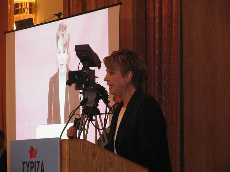 Oμιλία της υποψήφιας Περιφερειάρχη Ηπείρου, βουλευτή Άρτας, Όλγας Γεροβασίλη στην συγκέντρωση στα Γιάννενα 21/3/2014