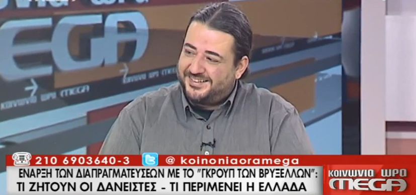 Αποσπάσματα συνέντευξης του Γραμματέα της Κ.Ε. του ΣΥΡΙΖΑ, Τ. Κορωνάκη στην τηλεόραση του Mega (Καμπουράκης - Οικονομέας)