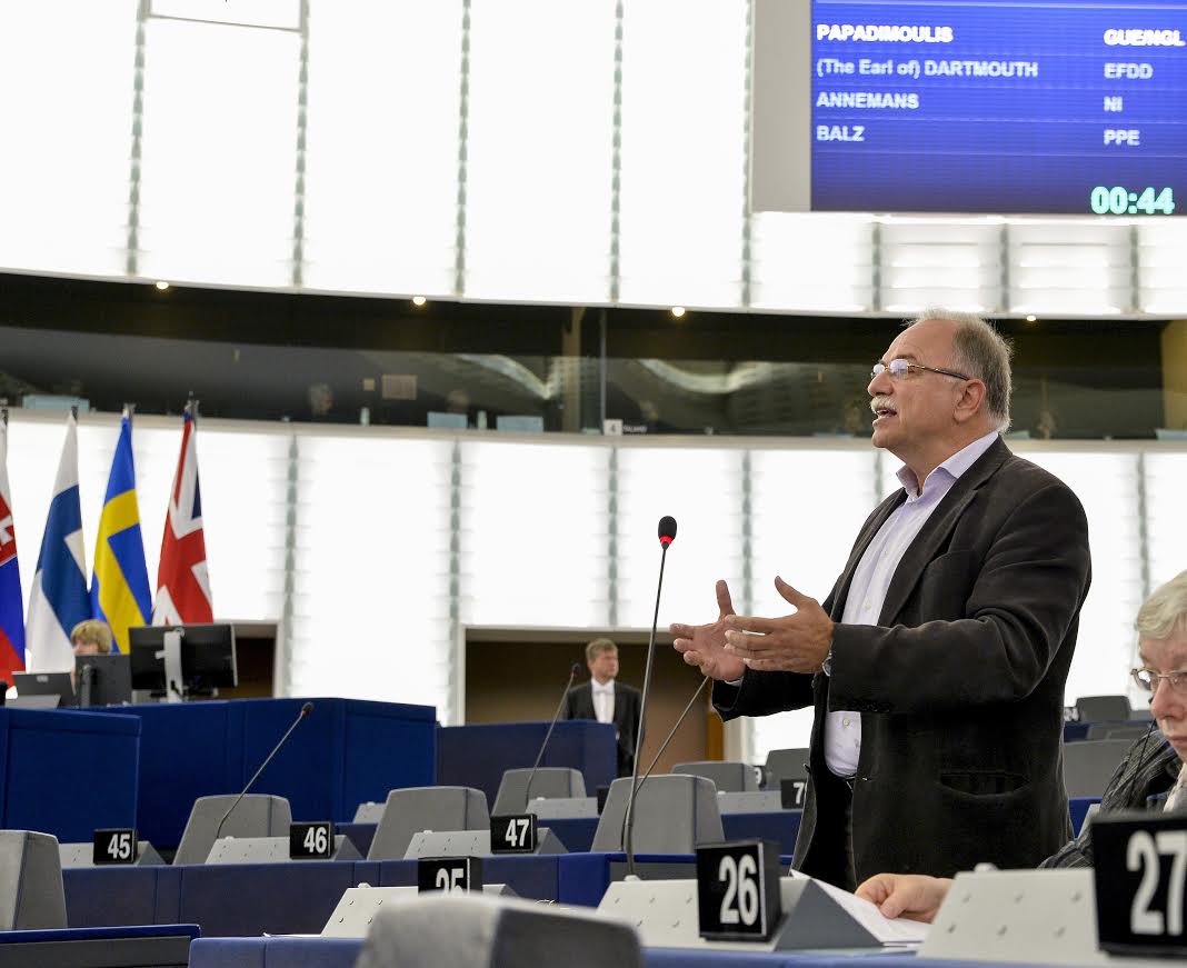 Δημ. Παπαδημούλης: Το Ευρωπαϊκό Σύστημα Εγγύησης Καταθέσεων είναι βασική προτεραιότητα μιας Ευρωπαϊκής Ένωσης, που υπηρετεί τους πολίτες κι όχι τους τραπεζικούς ομίλους